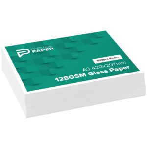A3 128gsm Gloss Paper<br>(500 Sheets)</br>