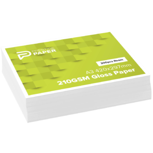 A3 210gsm Gloss Paper<br>(200 Sheets)</br>
