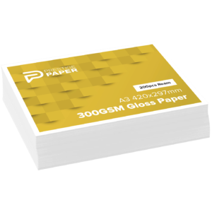 A3 300gsm Gloss Paper<br>(200 Sheets)</br>